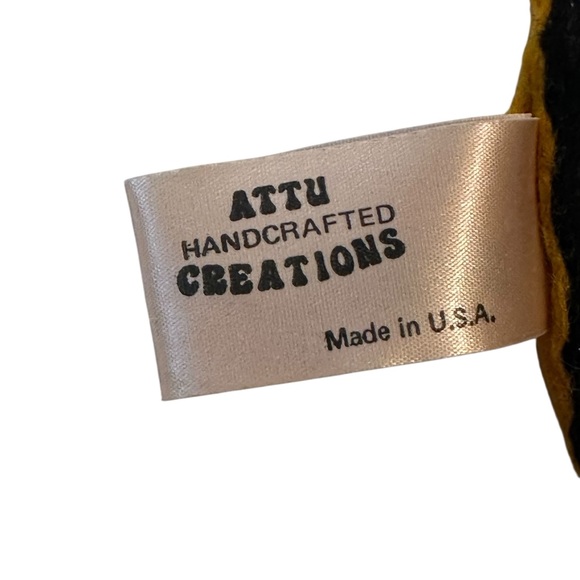 The Terrible Stocking Pittsburgh Steelers Vintage 70's Christmas Towel Handmade - Picture 4 of 6